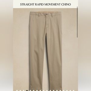 Banana Republic Rapid Movement Chino - Emerson Straight Fit